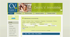 Desktop Screenshot of cedricv.fr